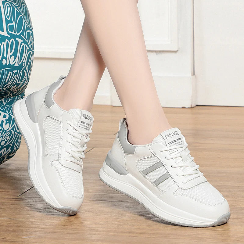 Small White Shoes Women's Spring Fashionable Versatile Breathable Zpaxo