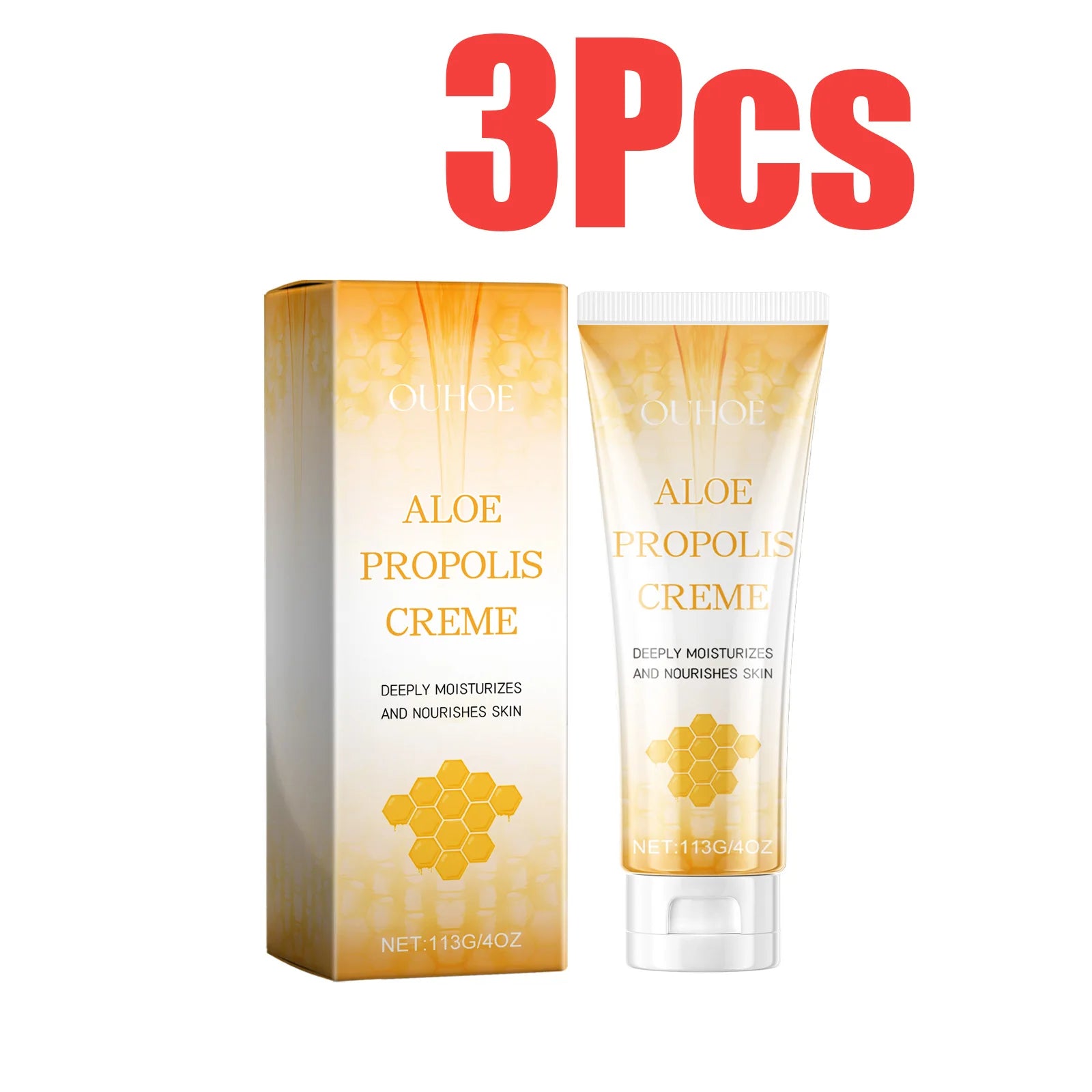 Aloe Propolis Moisturizing Cream – Anti-Aging Face & Body Face & Body Cream Zpaxo 3 x 113g Boxed