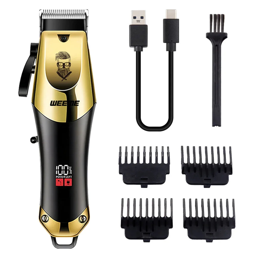 3-in-1 USB Rechargeable Men's Vintage T9 Barber Kit/Wireless Hair Clipper/Beard Trimmer For Home/Salon Perfect Gift for Men Zpaxo