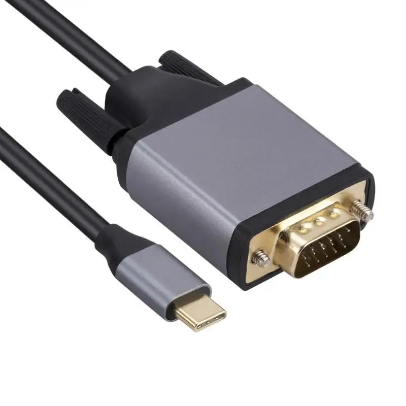 652F USB C to VGA Cable 5.91ft Type C to VGA Converter for Home and Office Use Zpaxo