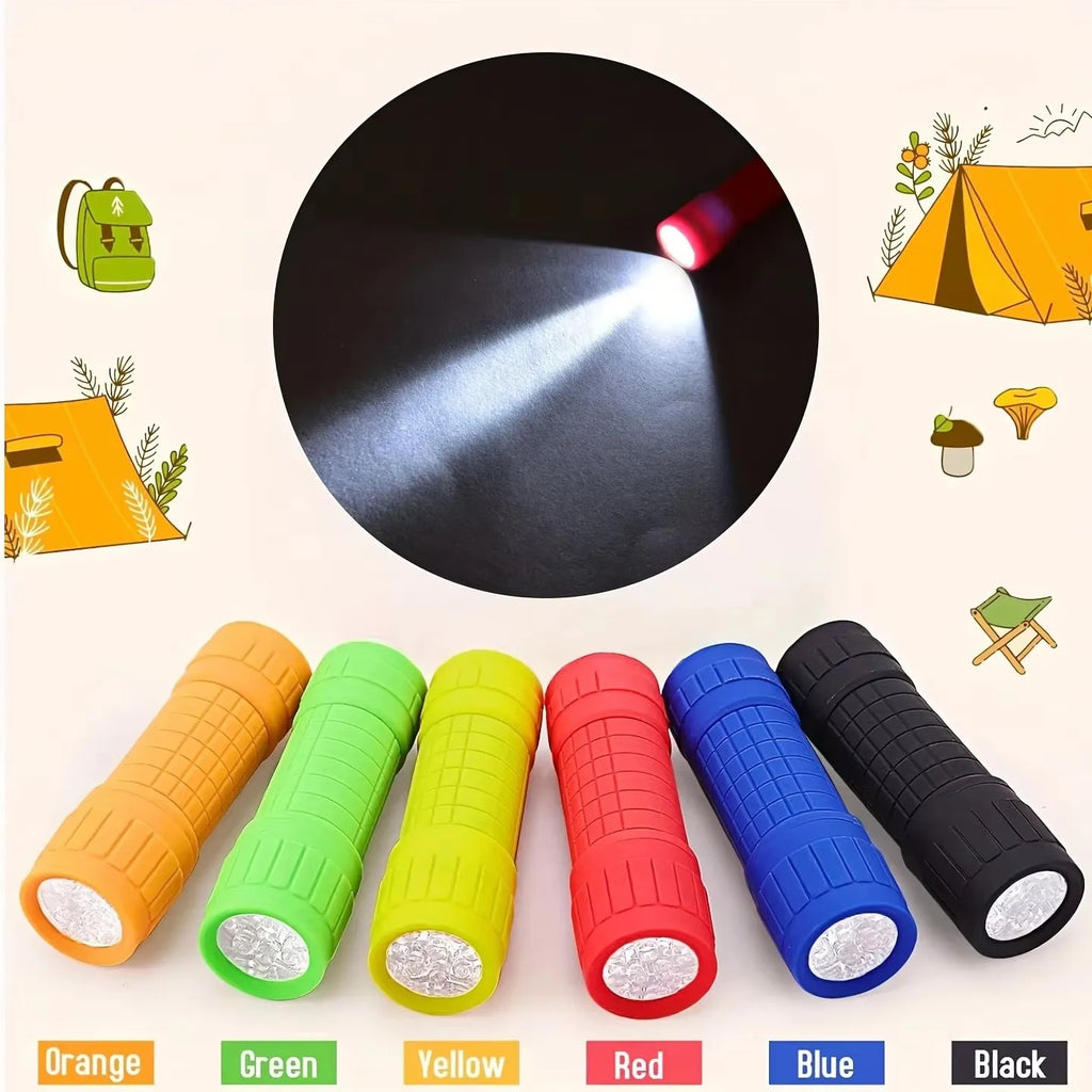Mini LED Pocket Flashlight – 9 XPE, Waterproof, 250 Lumen Torch