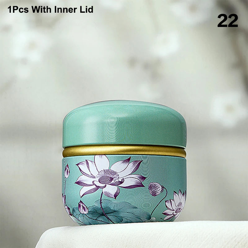 CMSmall Portable Storage Boxes Tea Caddy Box Containers Candle Cans