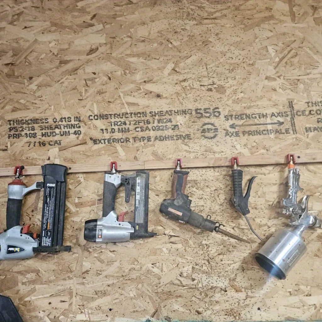 Pneumatic Tool Wall Mount Simple Practical Design Perfect Storing