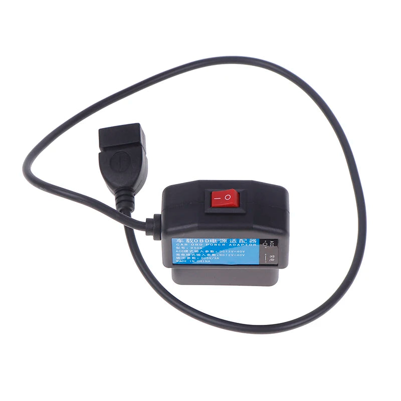 OBD Hardwire Kit USB 5V 3A – 24Hr Dash Cam Parking Monitor