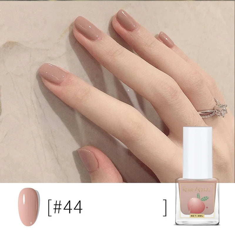 Water-based Peel-off Nail Polish No UV Lamp Needed Long-lasting