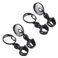 Adjustable Bike Handlebar Rearview Mirror – 2 Pack | Wide Angle Bicycle Handlebar Mirror Zpaxo 4PCS