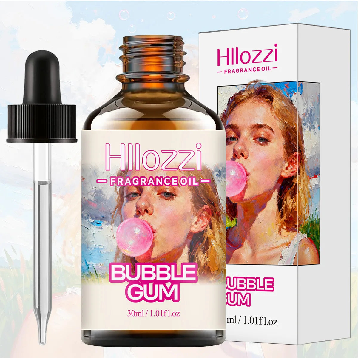 BUBBLE GUM FRAGRANCE OIL Suitable Skin Hair Nail Care Ideal Yoga Zpaxo BUBBLE GUM 30ml