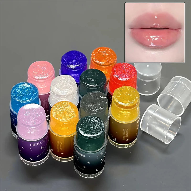 Constellation Series Lip Balm Lasting Nourishment and Moisture Lips Base Makeup Lip Gloss Fade Lips Lines Daily Care Lipstick Zpaxo