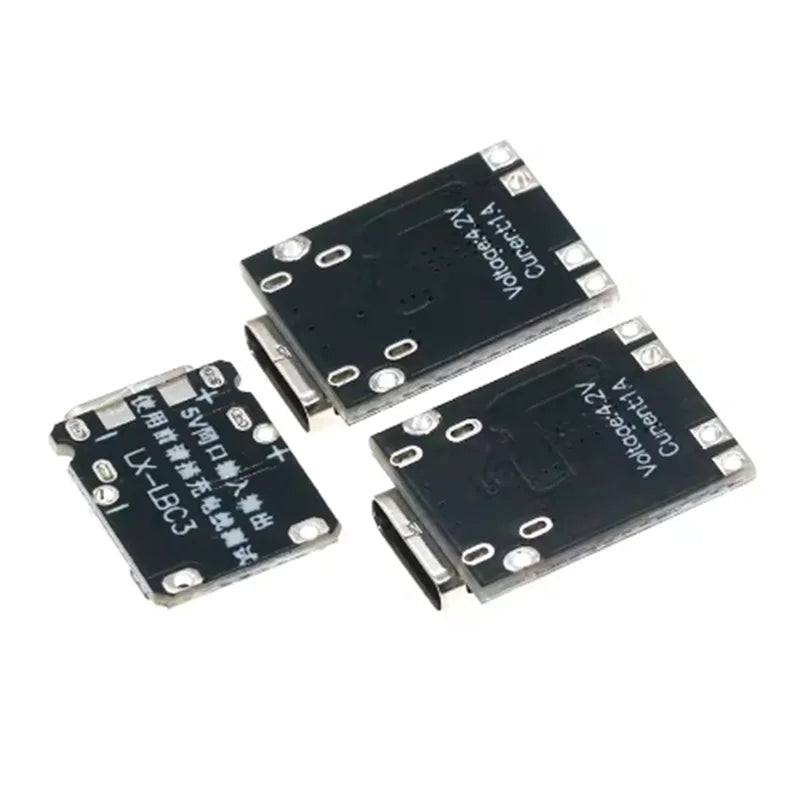 5V charging and discharging integrated module 3.7V 4.2V18650 lithium battery charging boost power board protection Type-c Zpaxo