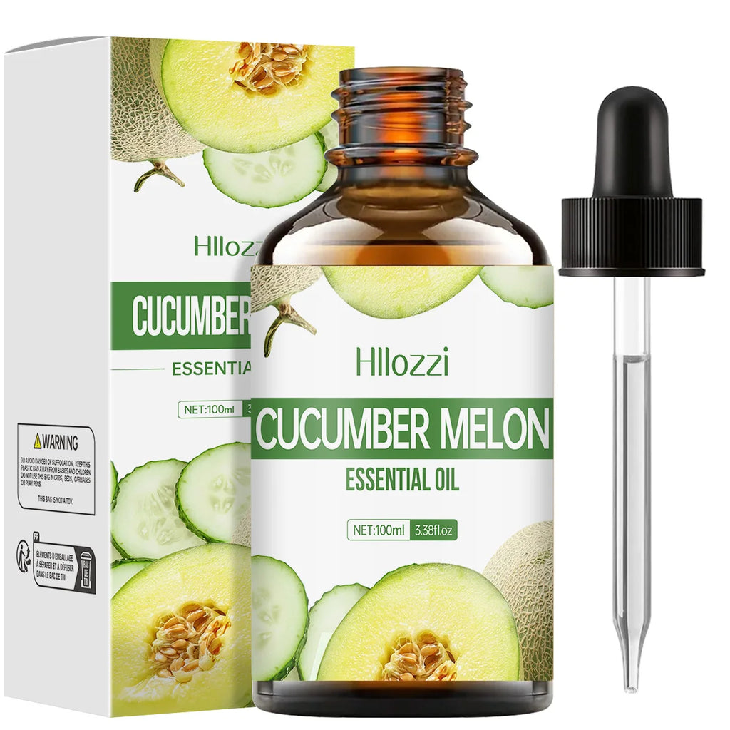 CUCUMBER MELON ESSENTIAL OIL Fruit essential oils Pure essential oils Hydrating Moisturizing Multifunctional essential oils Arom Zpaxo 100ML CUCUMBER MELON Other Fruit