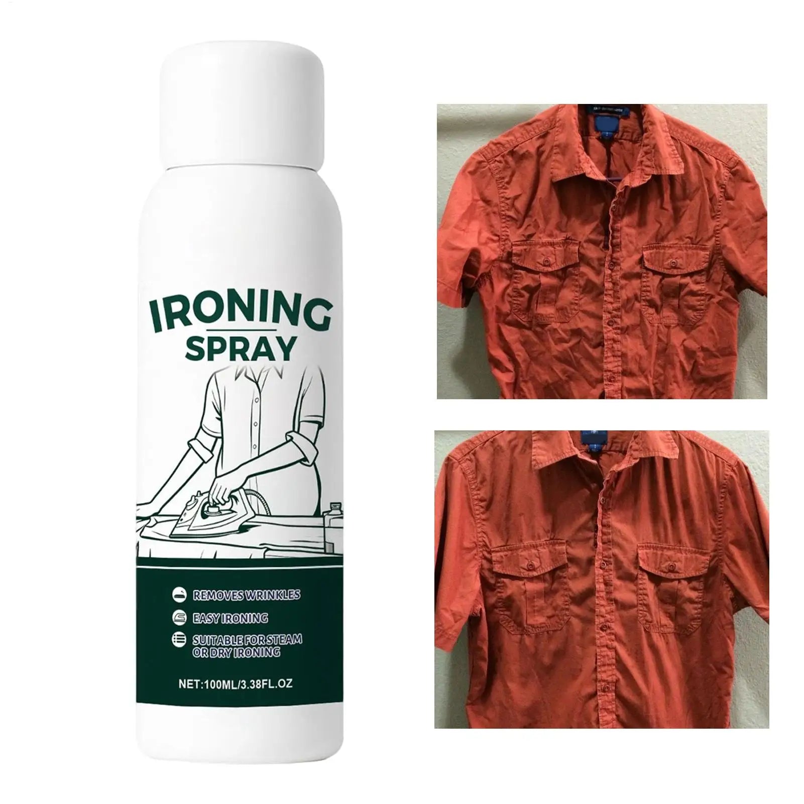 Spray Starch Ironing Clothes Anti Static Wrinkle Cotton Linen Silk