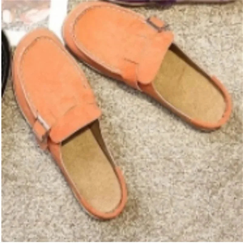 Women Slippers Retro Slip Comfort Flat Sandals Summer Casual Slides Zpaxo Orange 42