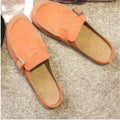 Women Slippers Retro Slip Comfort Flat Sandals Summer Casual Slides Zpaxo Orange 42