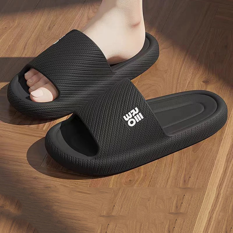 Summer Fashion Slippers Men Shoes Cloud Home Flat Sandals Massage