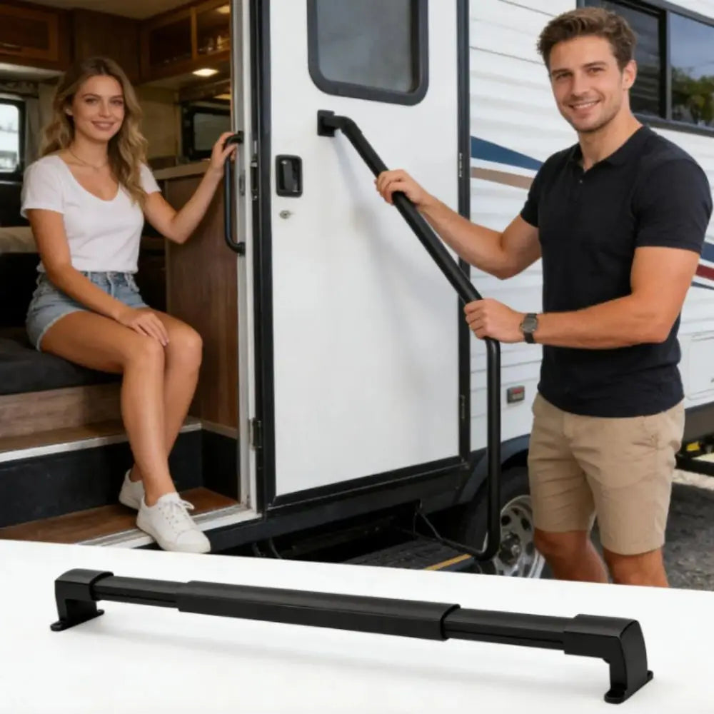 Door Handle Adjustable RV Screen Universal Fit Crossbar Design Zpaxo