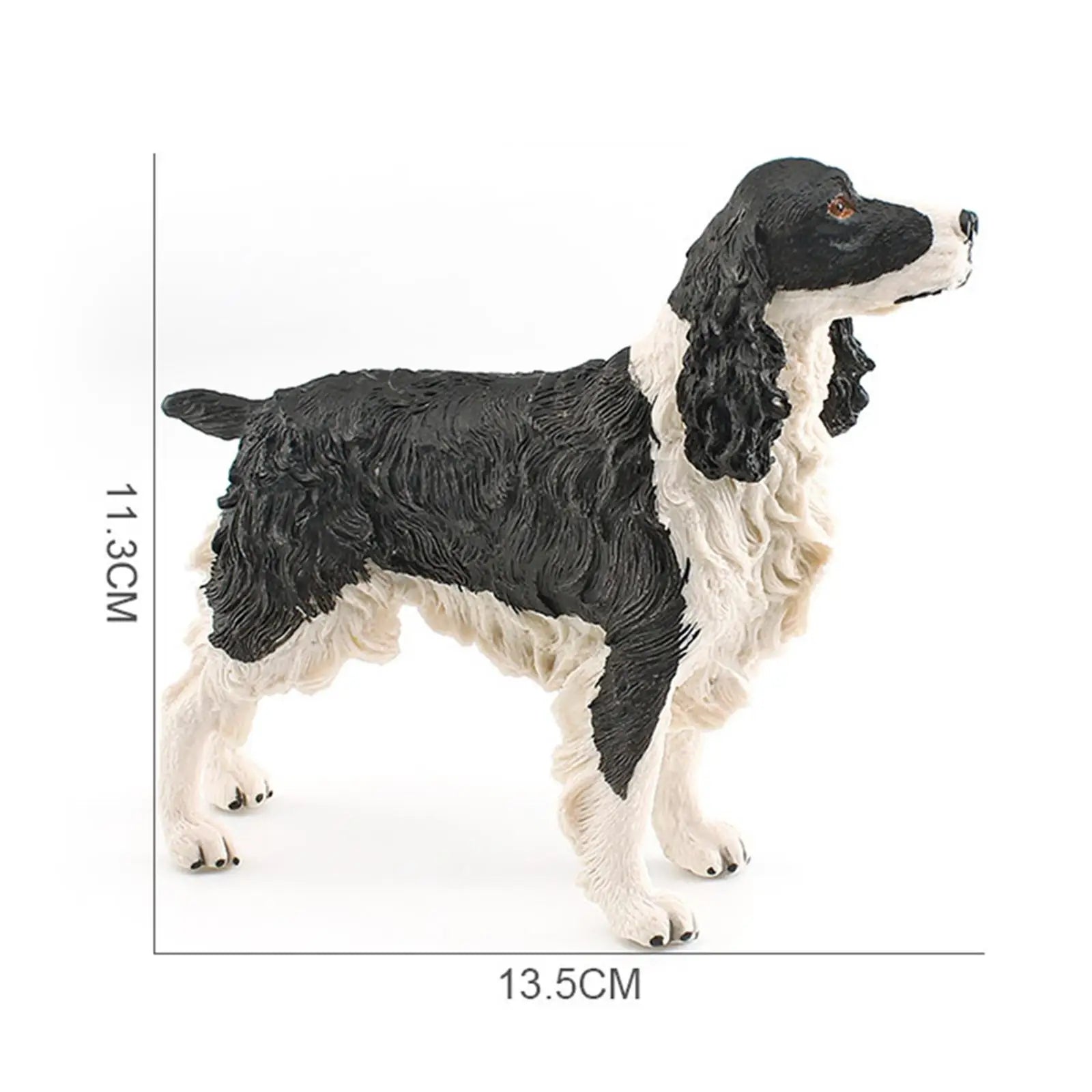 Dog Figurine Statue Yard Art Decoration Puppy Standing Figurine Statue for Gift Decorations Home Decor Furnishings Dog Lover Zpaxo