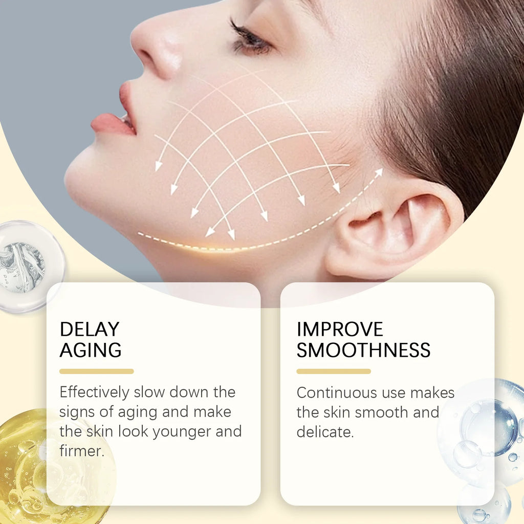 24K Gold Collagen Face Cream – Anti-Wrinkle Firming Moisturizer Gold Collagen Face Cream Zpaxo