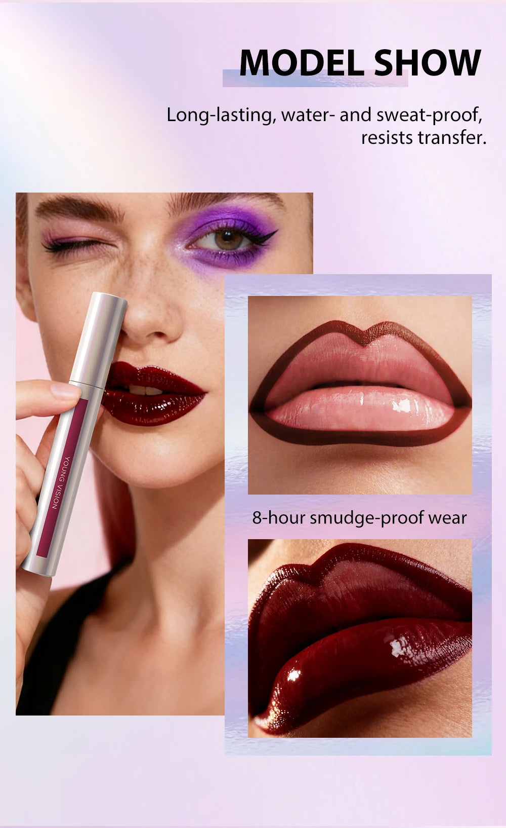 Tear-Off Lip Liner Peel-Off Lip Liner Matte Smudge-Free Hook & Loop Lip Pencil Makeup Pencil Zpaxo