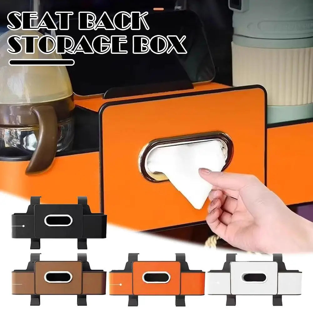 Car Seat Back Organizer | Cup Holder, Tissue & Phone Stand Car Seat Organizer Zpaxo