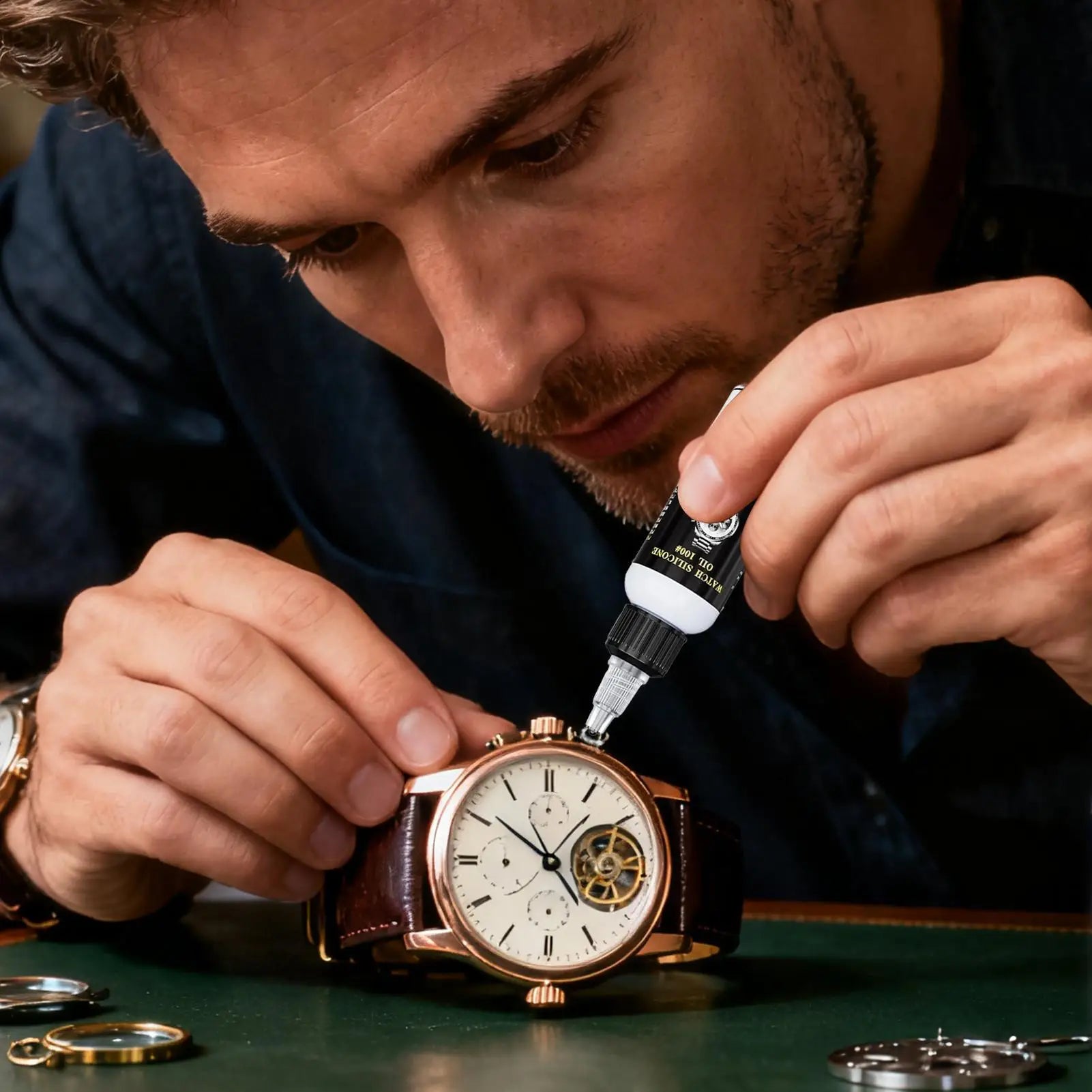 Clock Oil 50ml Clock Grease Watch Maintenance Grease for Grandfather Clocks Home Industry Commercial Maintenance Repair Zpaxo