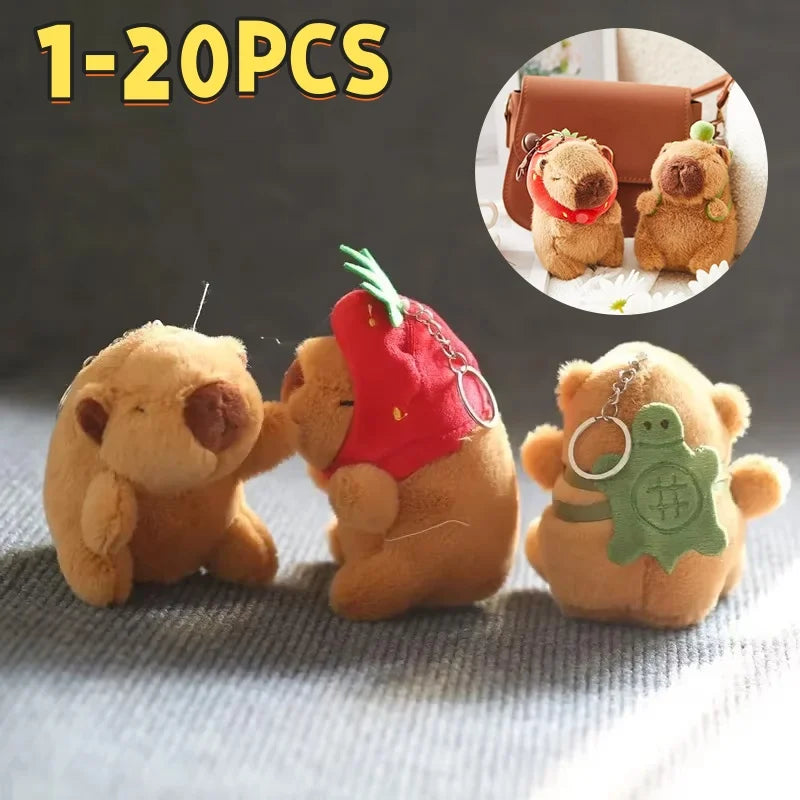 1- Water Dolphin Cotton Red Lovely Cute Creative Capybara Pendant