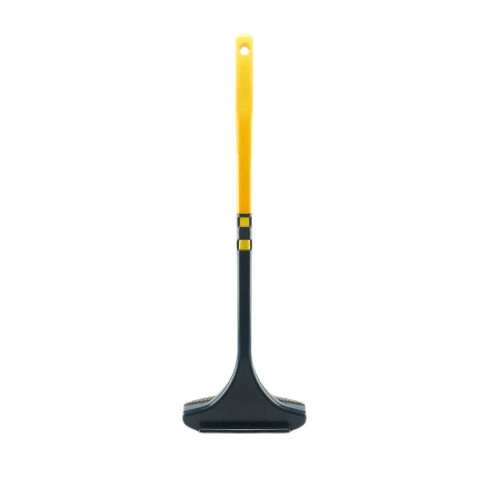 Retractable Window Screen Cleaning Brush Ergonomic Wet and Dry Multifunctional Screen Brush Scraper Brus Kitchen Screen Cleaner Zpaxo Yellow
