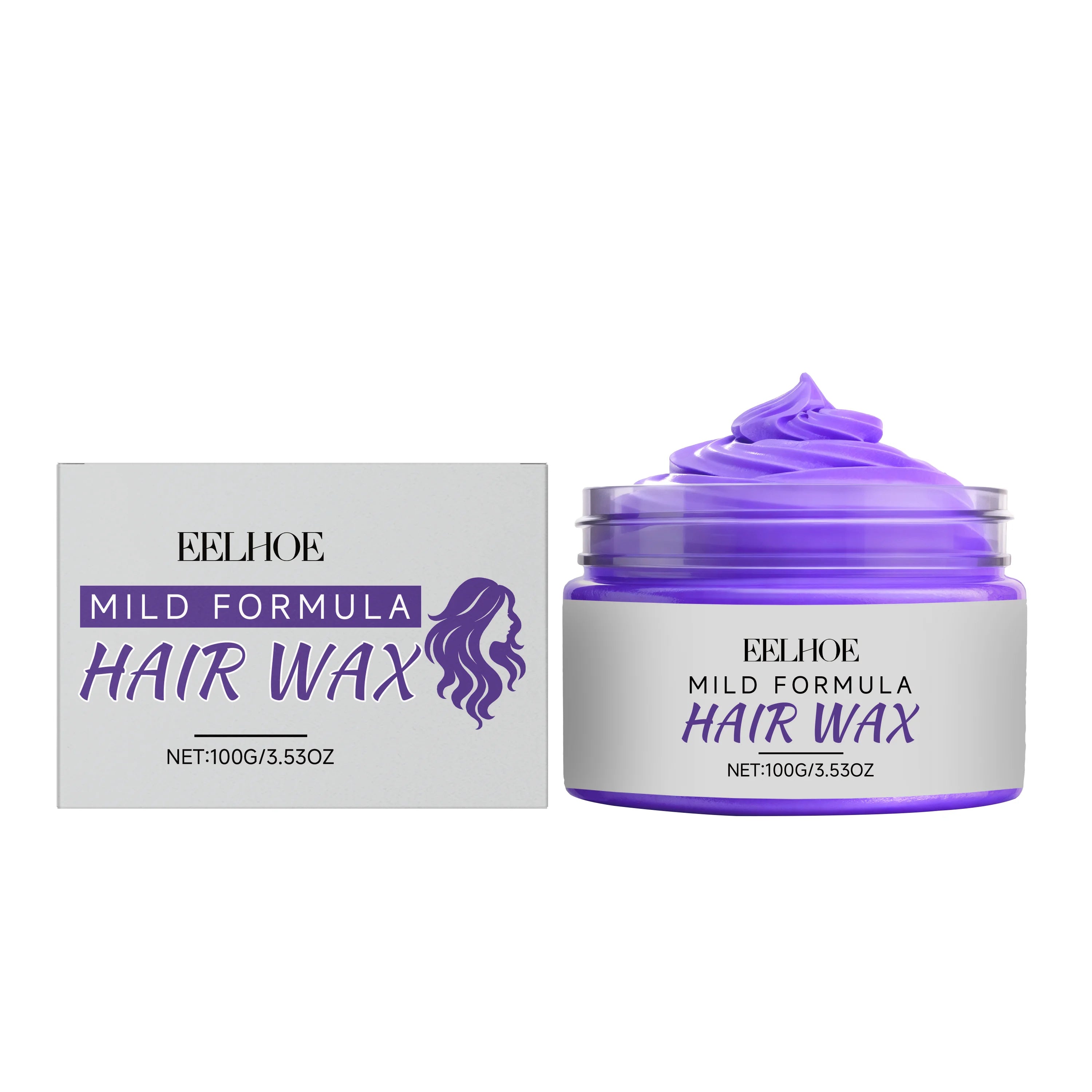 Purple Instant Hair Color Cream – Matte Pomade for Men & Women Hair Color Pomade Zpaxo 100g