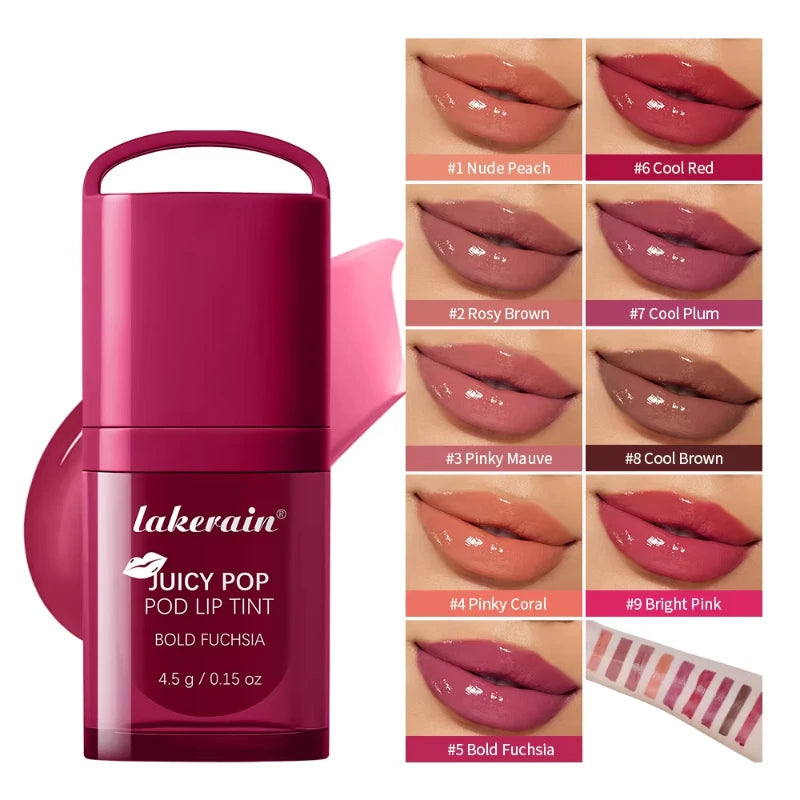 Glossy Mirror Lip Oil – Hydrating Plumping Tinted Lip Glaze Tinted Lip Oil Zpaxo
