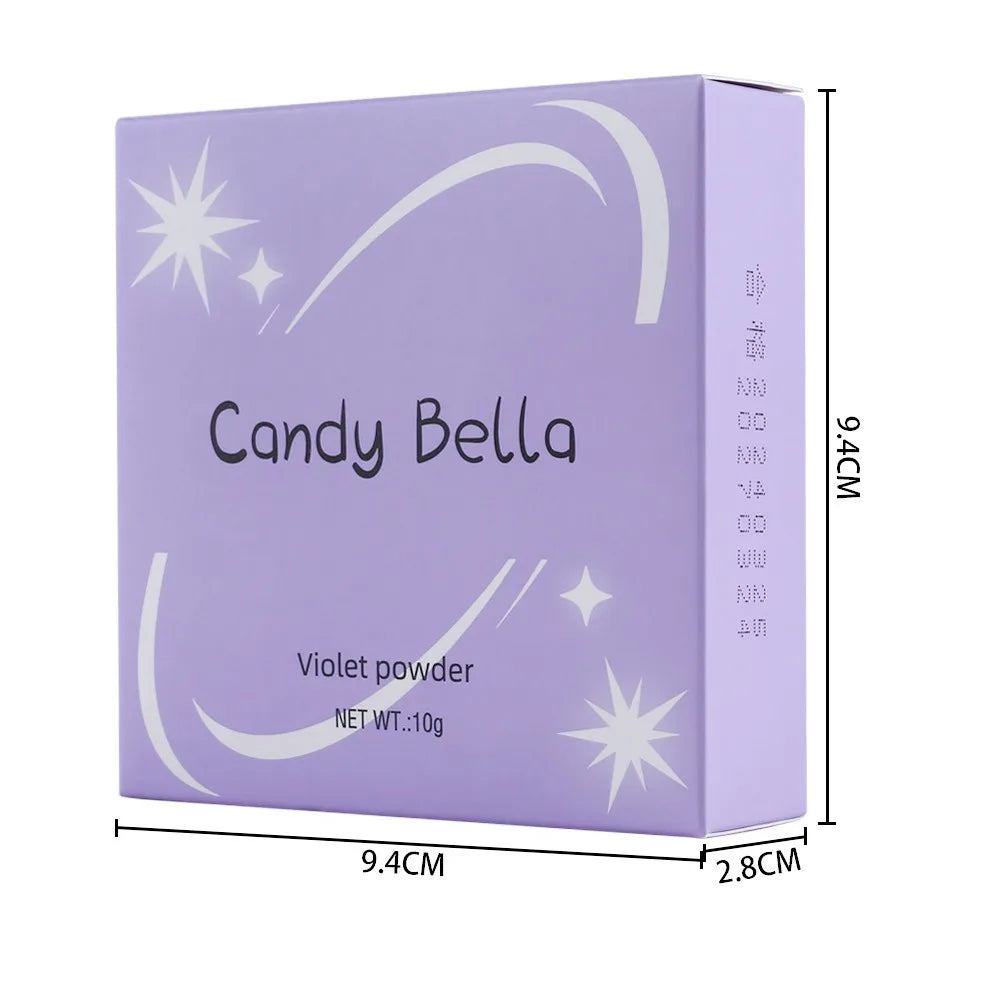 Candy Bella Violet Cream Powder Long Lasting Oil-control Setting Zpaxo