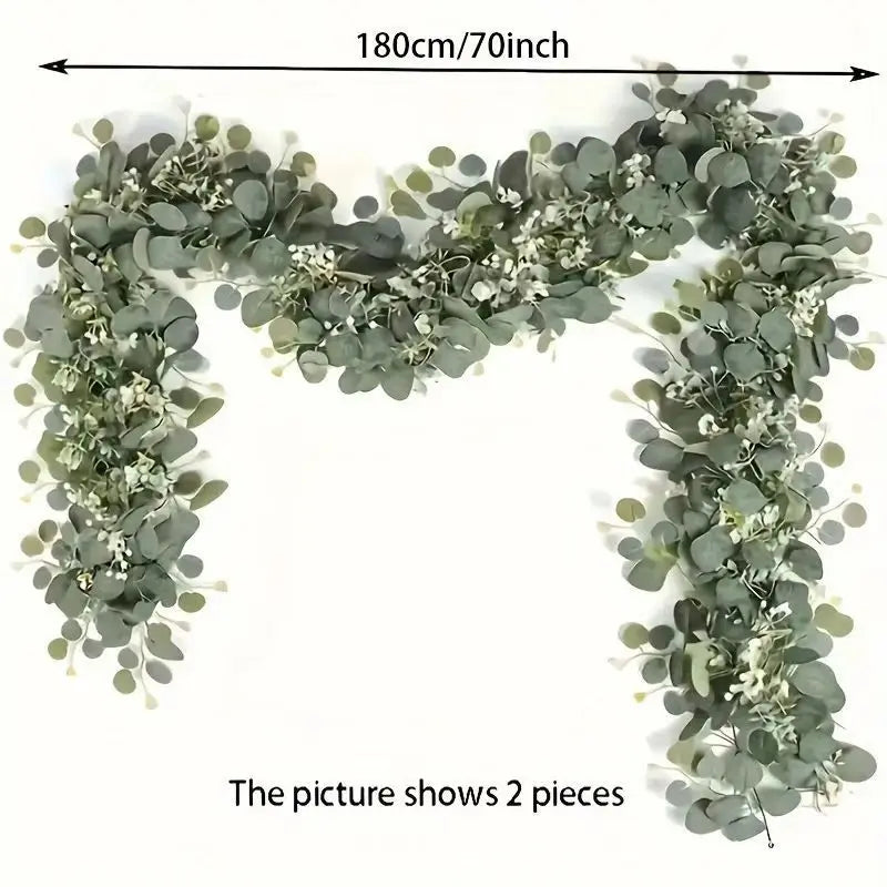 Artificial Eucalyptus Vine Leaves Garland Faux Plant Spring Vines