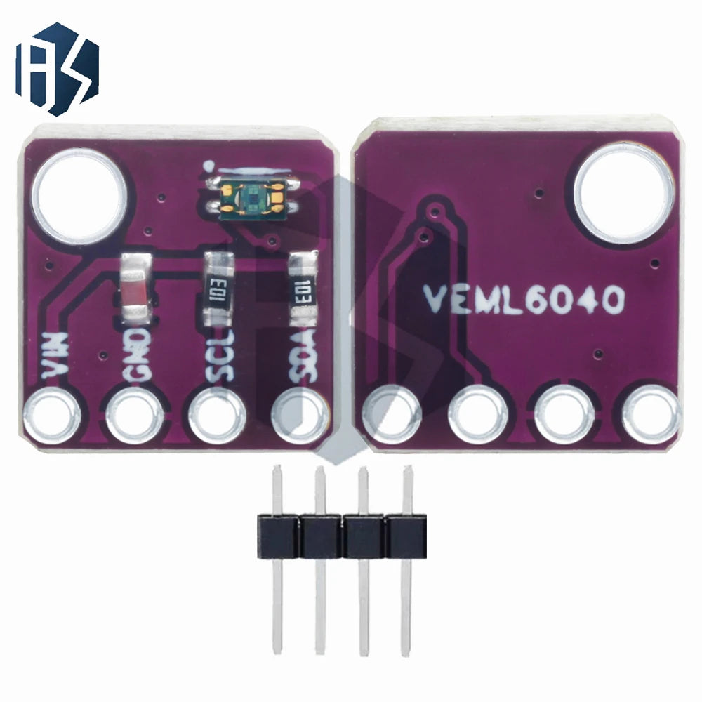 VEML6040 RGBW Sensor Module I2C Interface Ambient Light Intensity Zpaxo