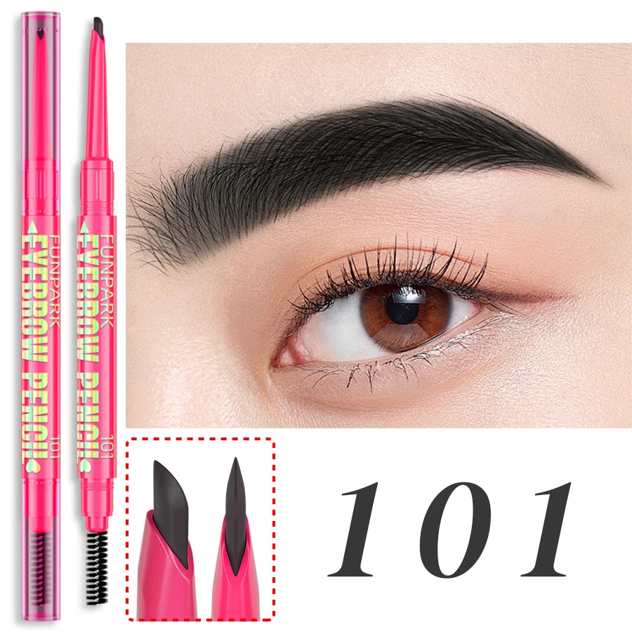 Professional Natural Brown Black Waterproof Eyebrow Pencil Ultra-fine Zpaxo 101