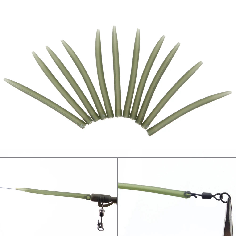 Terminal Carp Fishing Rubber Anti Tangle Sleeves Connect Hook Pesca