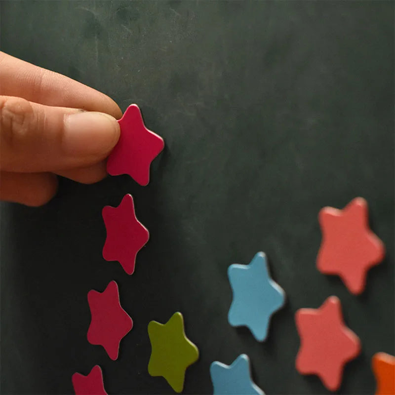 Star Magnetic Blackboard Sticker Refrigerator Magnet Children Race