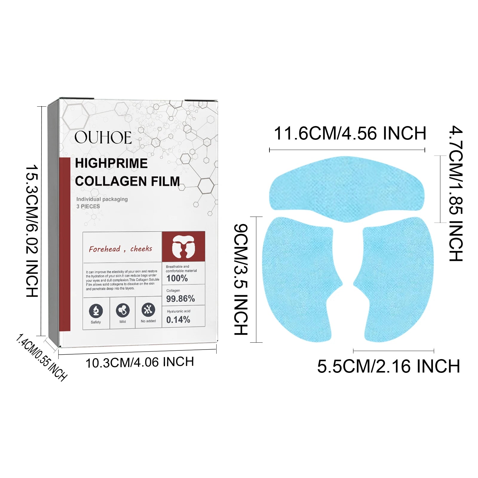 Collagen Membrane Facial Mask – Anti-Aging Skin Tightening Set Collagen Face Mask Zpaxo