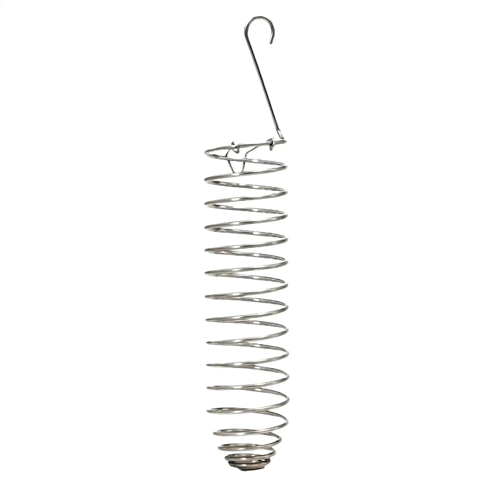 Stainless Steel Spiral Parrot Forager Feeder – Fruit & Veggie Basket Bird Forager Feeder Zpaxo