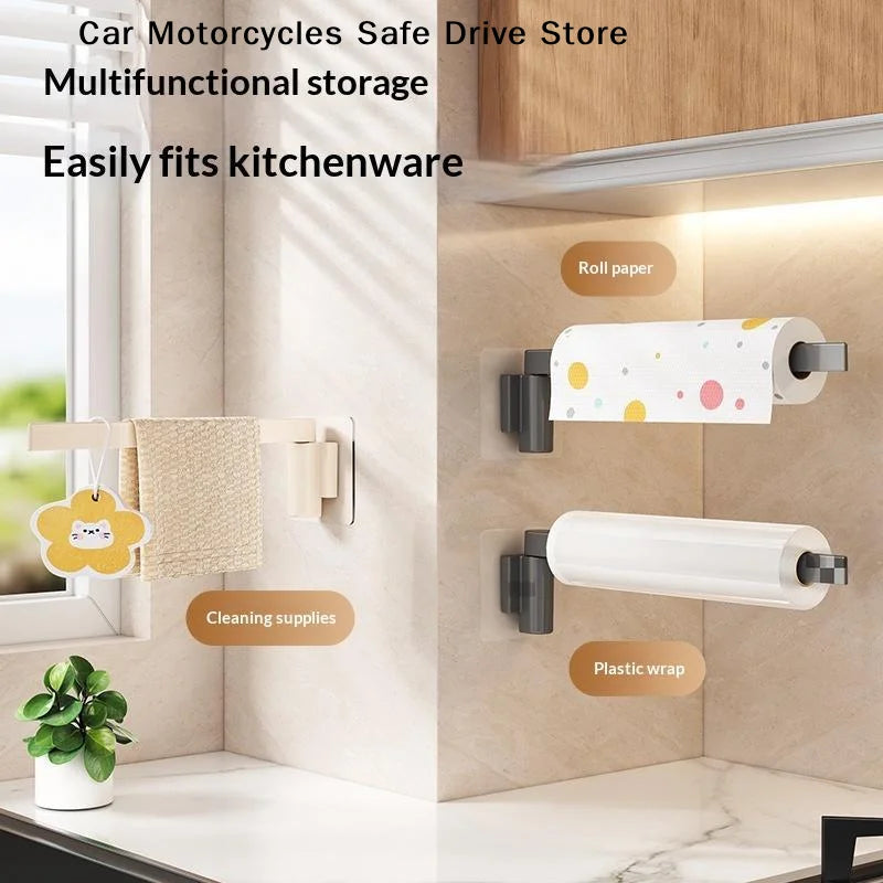 Wall-mounted Rotating Kitchen Cloth Organizer-multi-functional