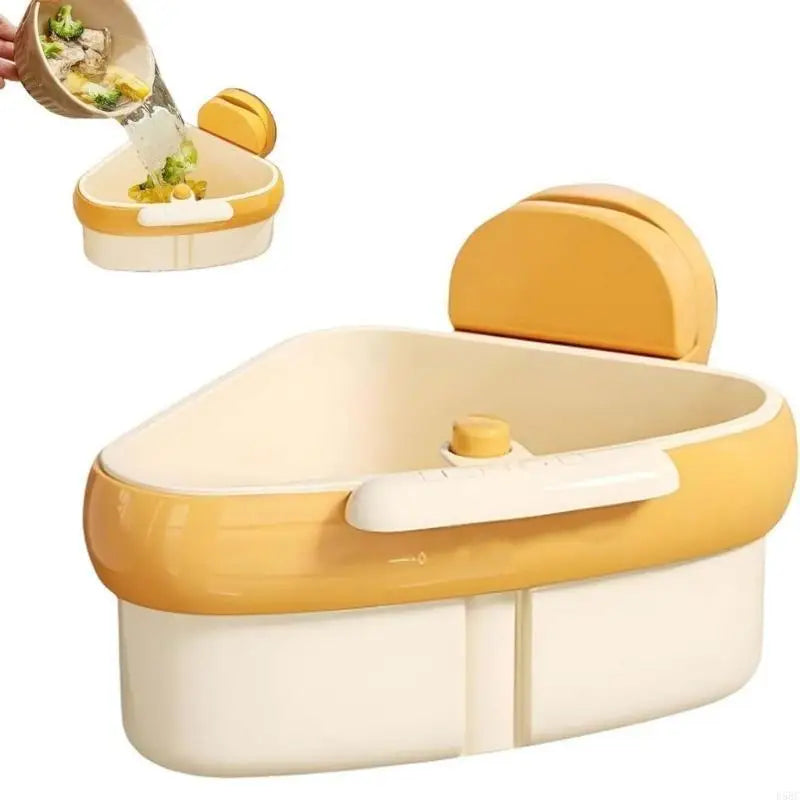 Space Saving Suction Cup Sink Strainer Basket Faucet Hanging Filter