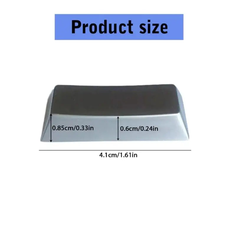 Zinc Alloy 2.25U Enter Keycap Original Height, Scratch Resistant Metal Finish Keycap for Mechanical Keyboards Switches Zpaxo