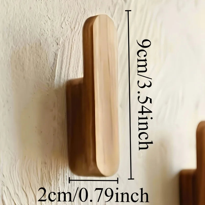 Bohemian Solid Wood Creative Wall Door Back Shelf Simple Home