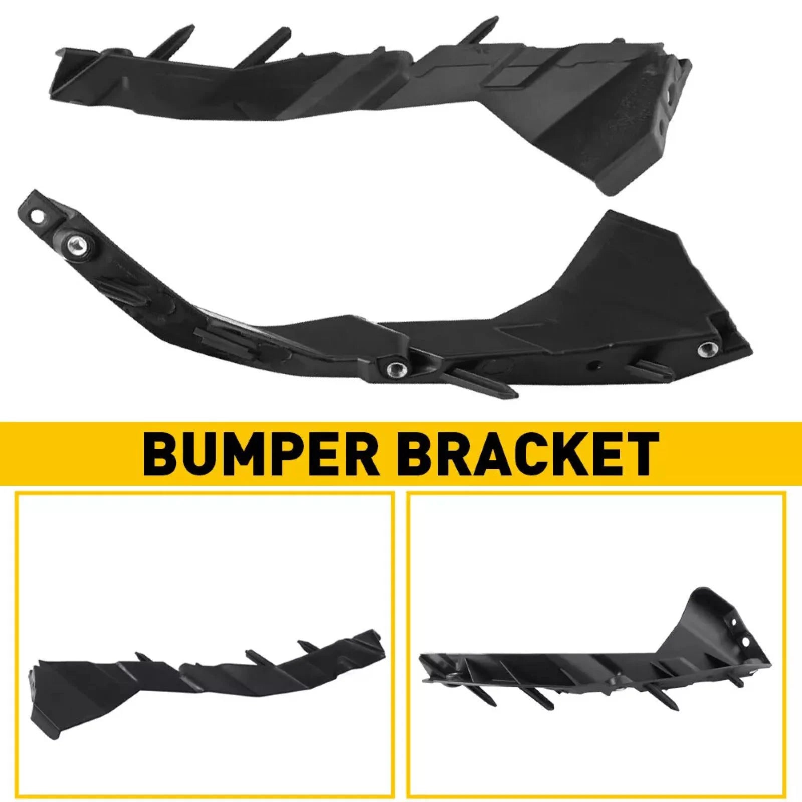 Vehicle Bumper Bracket Front Face Bar Retainer Mounting LH&RH