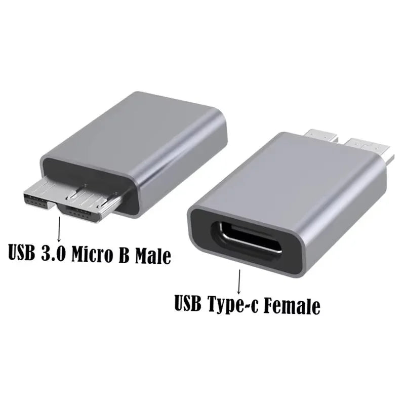 USB C Micro B Adapter Female Male Fast Charge Converter Connector