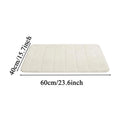 Coral Fleece Bath Mat Absorbent Non-slip Bathtub Rug Quick Dry Home