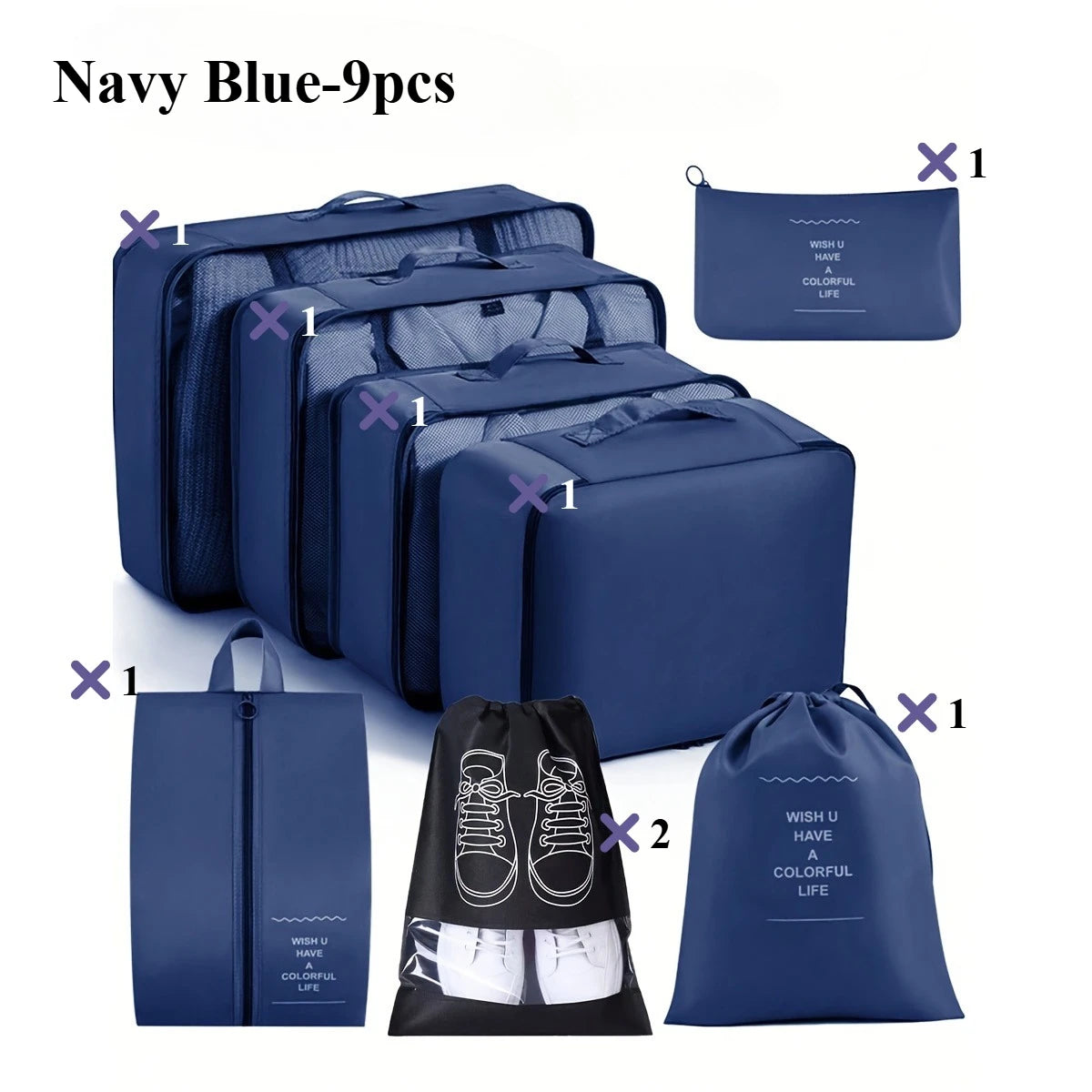 Travel Storage Bags Portable Packing Organizers Clothes Shoes