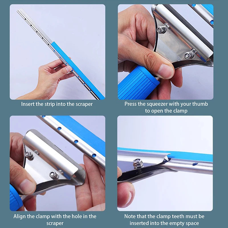 35cm Window Squeegee & Microfiber Washer Combo | Glass Wiper