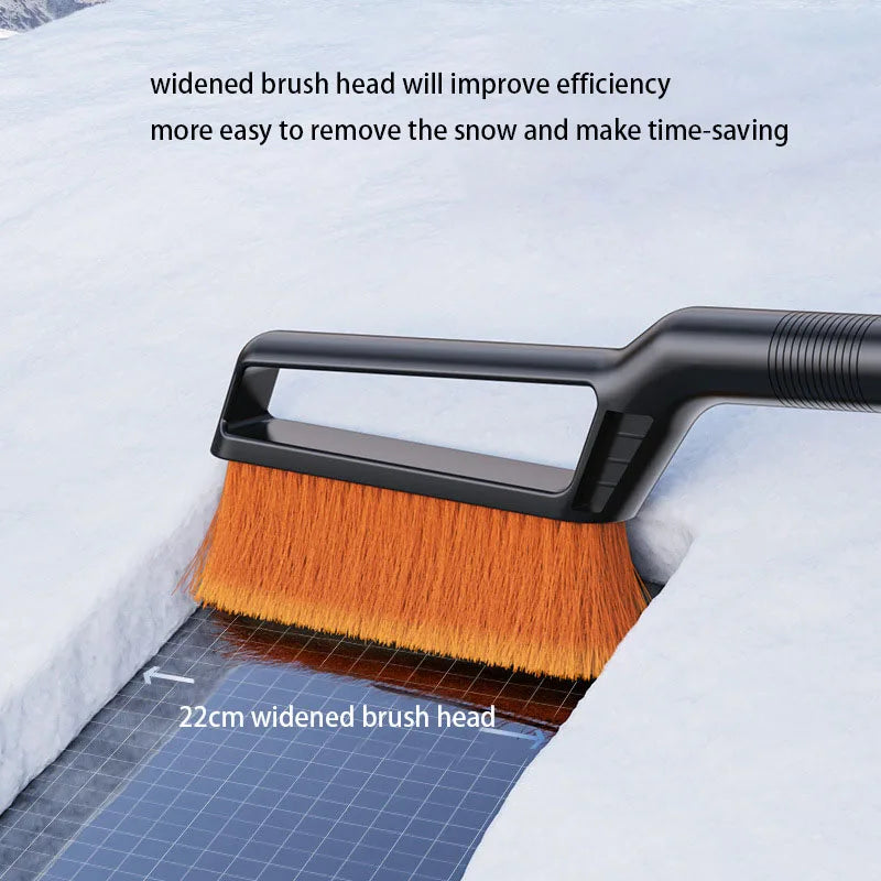 2 in 1 Multi-Functional Car Snow Removable Brush Winter Car Ice Shovel Extendable Ice Scraper Car Cleaning & Maintenance Tools Zpaxo