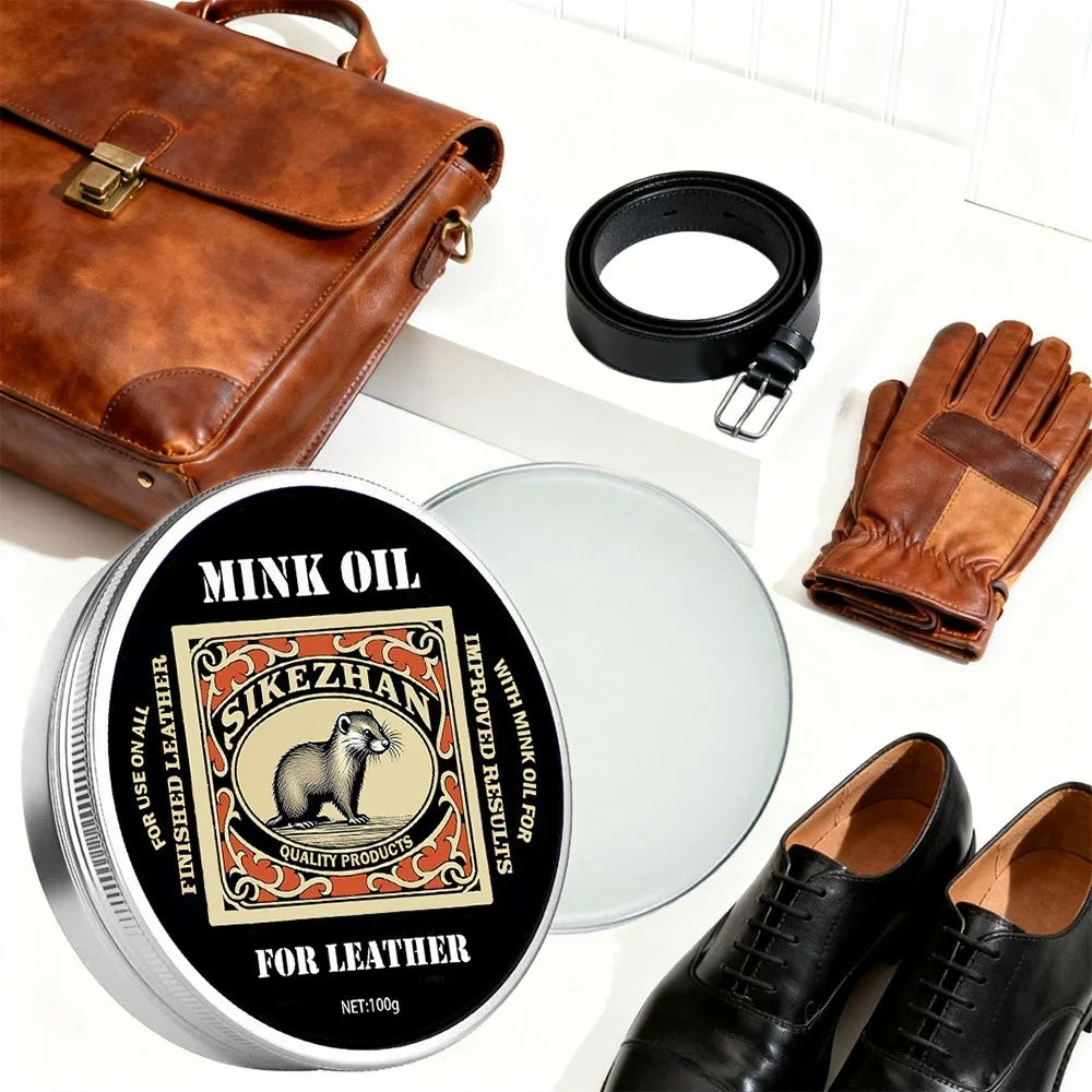 Leather Cleaning Polishing Balm All Leather Products Accessories – Natural Odorless Care Cream for Shoes, Boots, Bags, Sofa Zpaxo