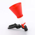 Leak-Proof Car Engine Oil Funnel Set Precision Clamp Oil Filling Kit Adjustable Bracket Car Refueling Funnel Zpaxo Default Title
