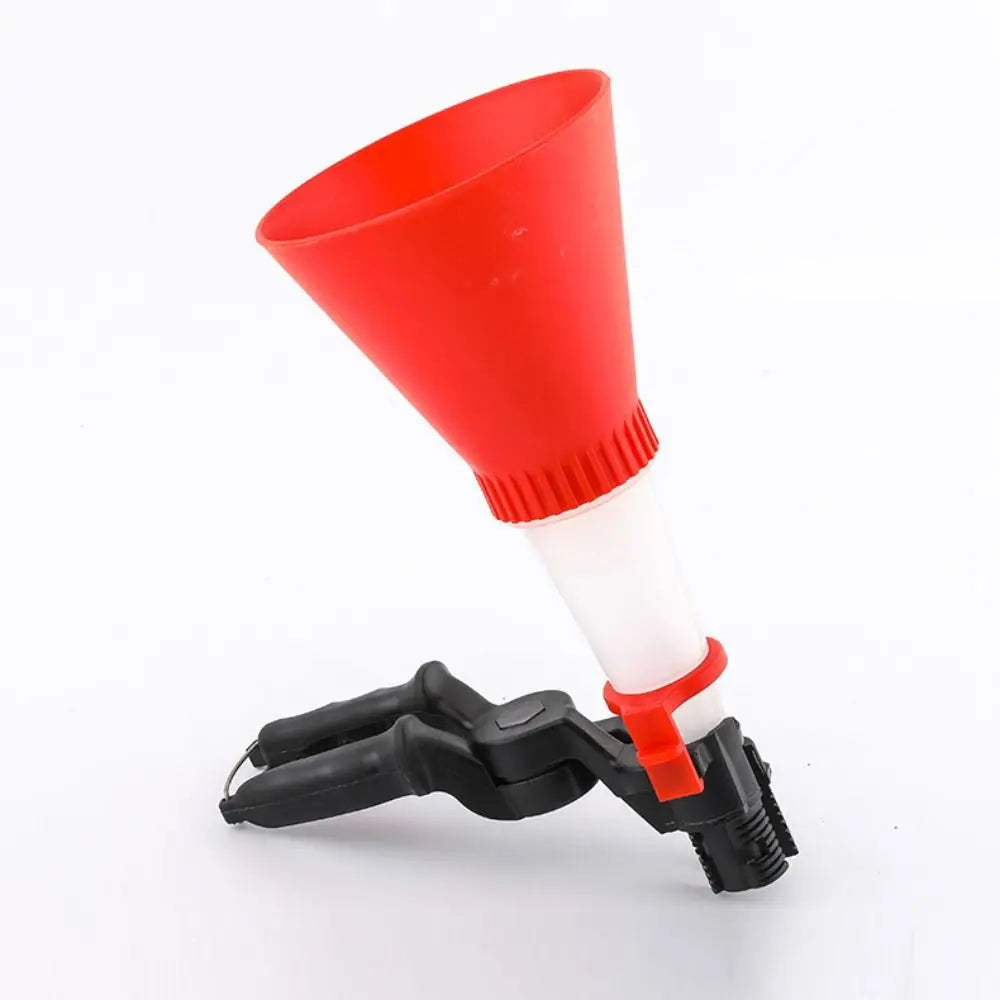 Leak-Proof Car Engine Oil Funnel Set Precision Clamp Oil Filling Kit Adjustable Bracket Car Refueling Funnel Zpaxo Default Title
