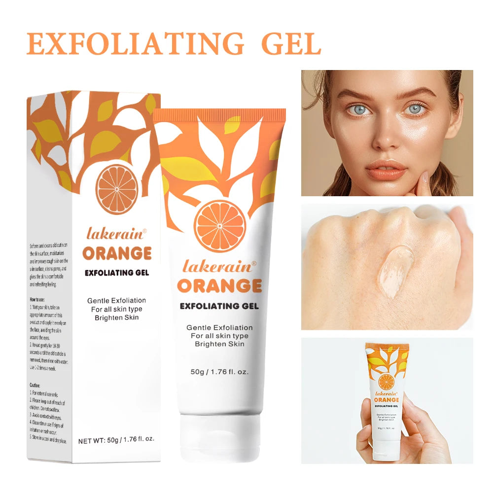 Lakerain Exfoliating Gel – Brightening Face Scrub 50g Exfoliating Face Scrub Zpaxo as show